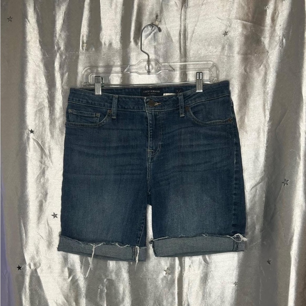 Lucky Brand Dark Blue Jean Shorts